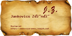 Jankovics Zénó névjegykártya